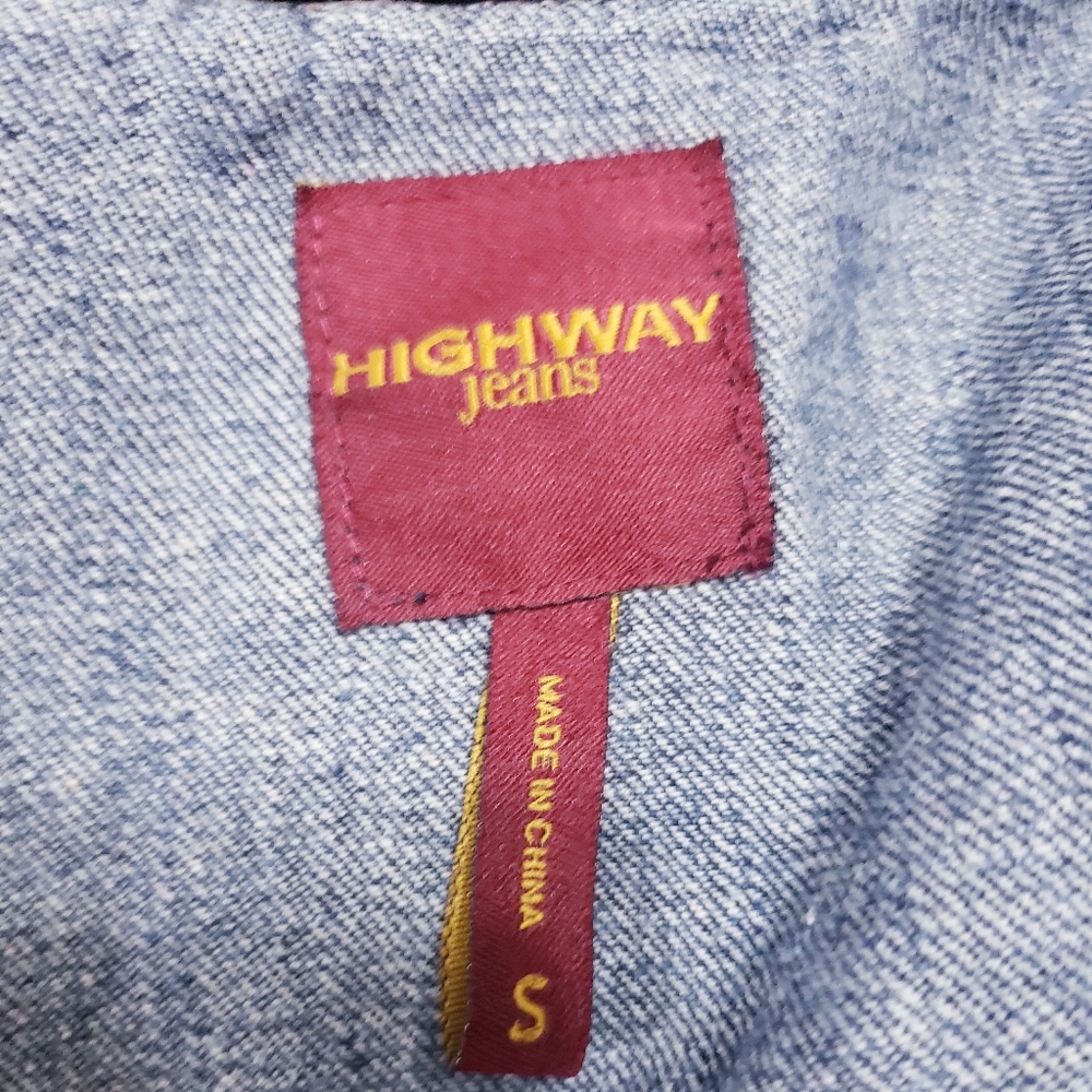 Highway Jean's denim crop jacket size S - Picture 5 of 8